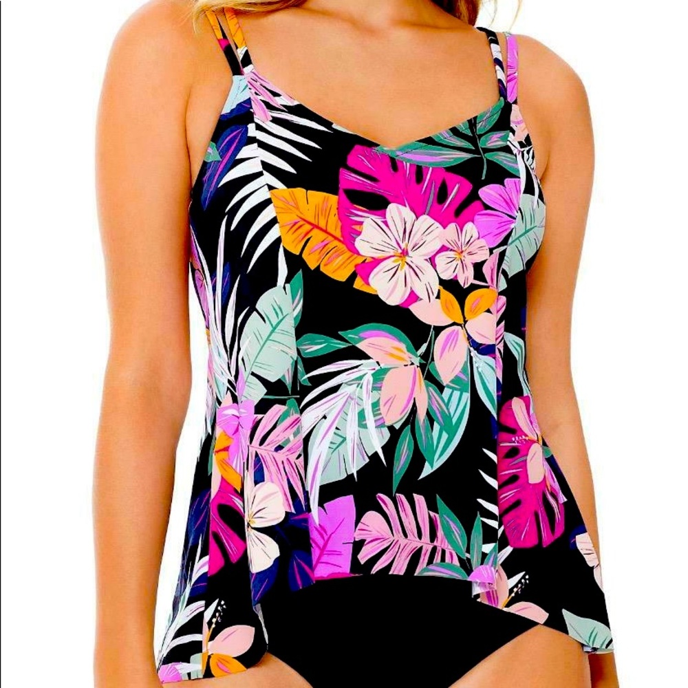 Swim Solutions Princess Seam Tankini, size 8